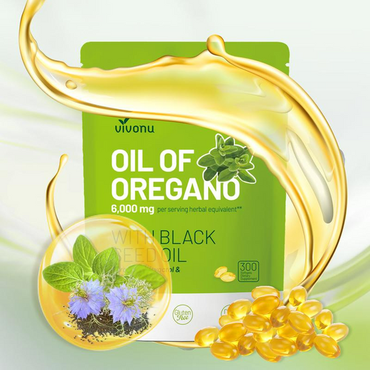 Aceite de Orégano - 300 Cápsulas | Suplemento Antioxidante Natural