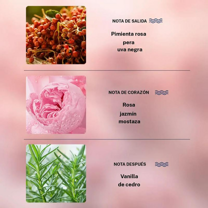Bruma-Fragancia de Arena Movediza Rosa para Mujer | Vainilla